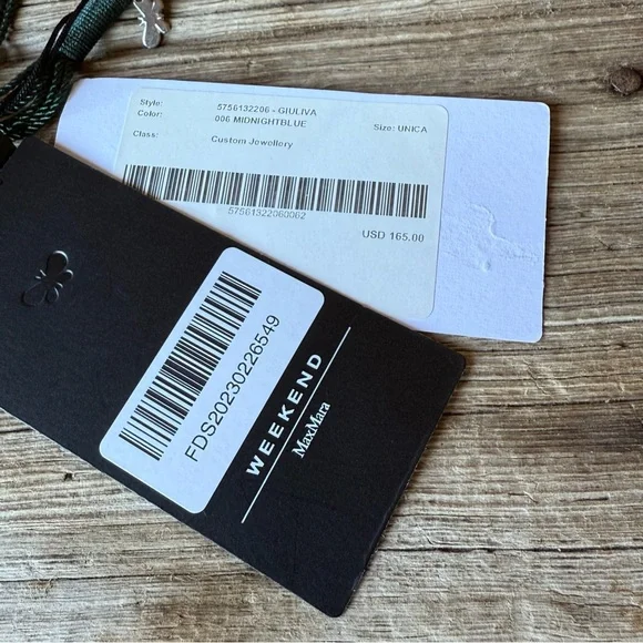 MaxMara Weekend Dark Green Layered Necklace - Picture 8 of 11